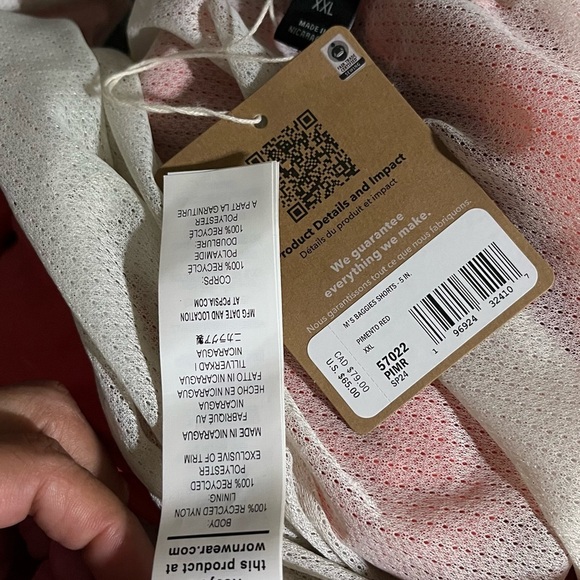 Patagonia Red Athletic Shorts - Picture 3 of 9